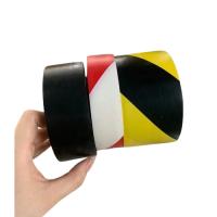 Ruloir de bande BOPP imprimé pour la circulation, bande d'avertissement noir et jaune