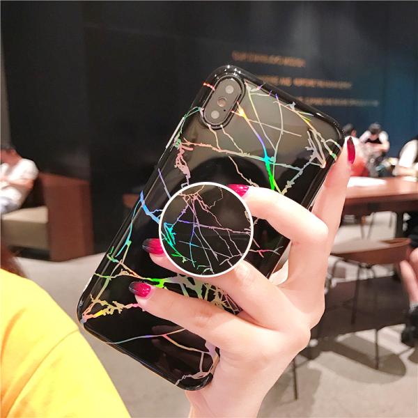 Iphone Xs Max TPU laser mable case with holder, Iphone Xs Max protective TPU case, Iphone Xs Max accessories