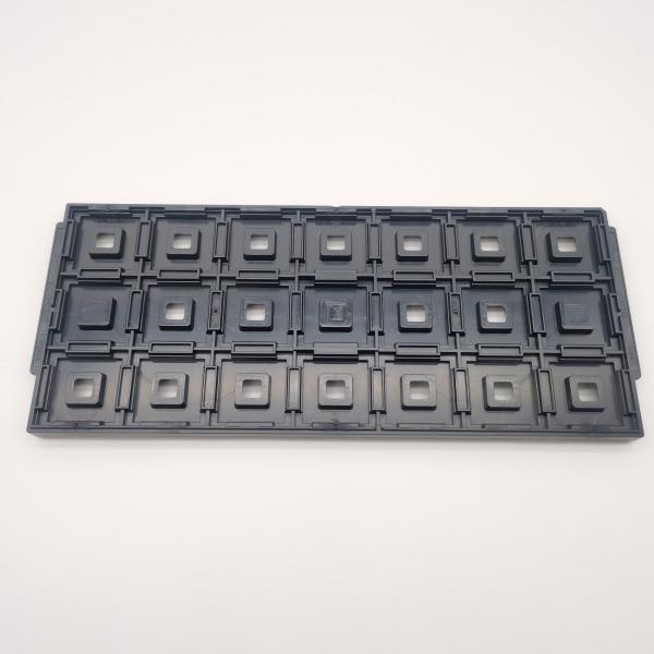 QFP Jedec IC Trays com peso do tabuleiro 120-200g Forma retangular
