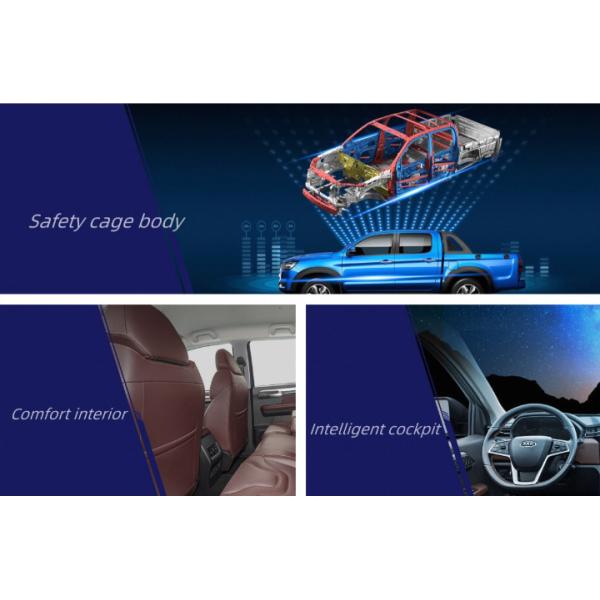 Jac T8 Car Pickup Truck Gasoline Off-road Utility Vehicles 2.0t 6-speed Manual Diesel