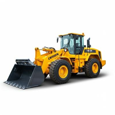LW500FN carregador de rodas dianteiras de balde de 3m3 com motor Weichai de 162kW