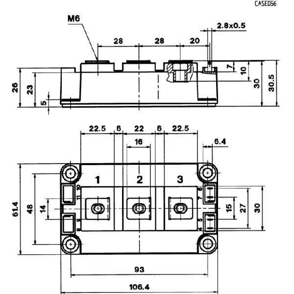 SKM400GB12T4 1200V 400A Dual IGBT Module TRENCHSTOP™ IGBT4 Low VCE(sat) 1.75V 10μs SC Capability CAL Diode Low Switching Losses SEMITRANS3 UL Certified for High-Power Drives
