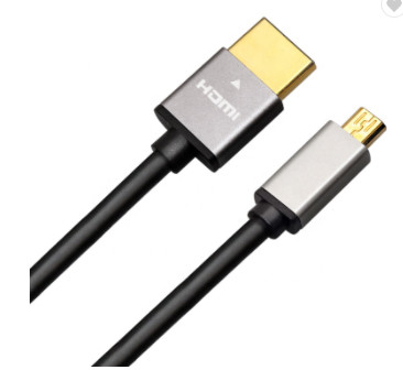 Aluminum Alloy Shell Ultra Slim Hdmi Cable Support 4k 18Gbps High Speed Hdmi  4k