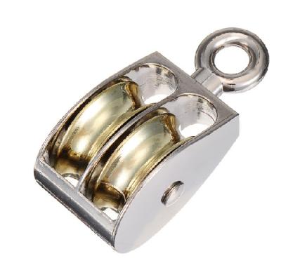 Nickel Plated Die Cast Pulley Fixed Sheave Single Pulley Zinc Diecast Pulley for DIY home development