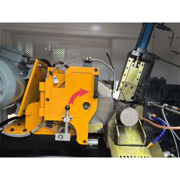 CNC Circular Saw Cutting Machine with φ30–φ100 mm Cutting Range, ±0.05 mm Feed Accuracy, and Automatic Loading System