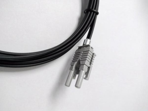 2M HFBR Plastic Fiber Optic Cable , Fiber Patch Cables For Versatile Link Terminations
