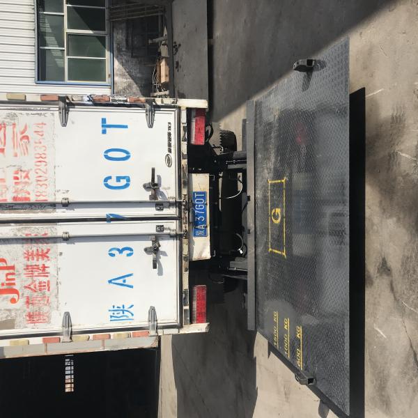 Steel / Aluminum Tail Lift Hydraulic Equipment For Trucks Vans 1000kg Load Capacity