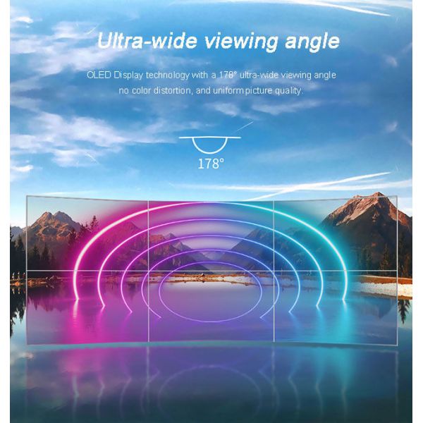 Full HD 55 Touch Screen See Through OLED Advertising Display LG Transparent OLED Screen Price