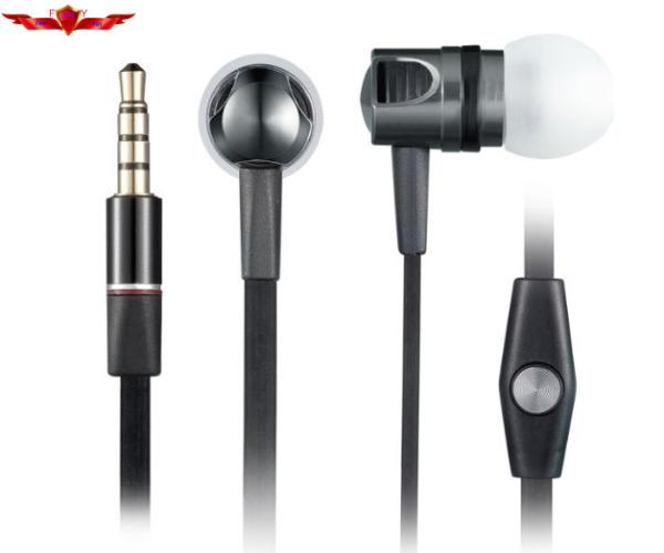 Wholesale 1.20M 3.5MM Wired HD Sound Performance Earphone With MIC For Samsung Galaxy S5