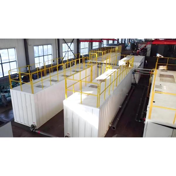 Traitement des eaux usées Installation de traitement des eaux usées bio emballée en conteneurs intelligents