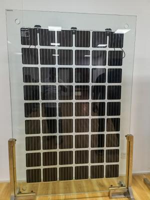 200W bipv solar panel black clean glass facade for building roof tiles chinese products