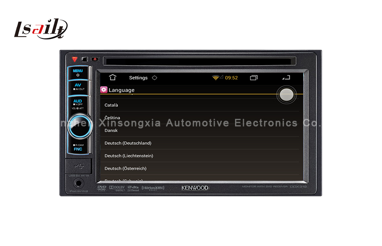 Поддержка TMC коробки навигации андроида HD Kenwood и навигация голоса Bluetooth