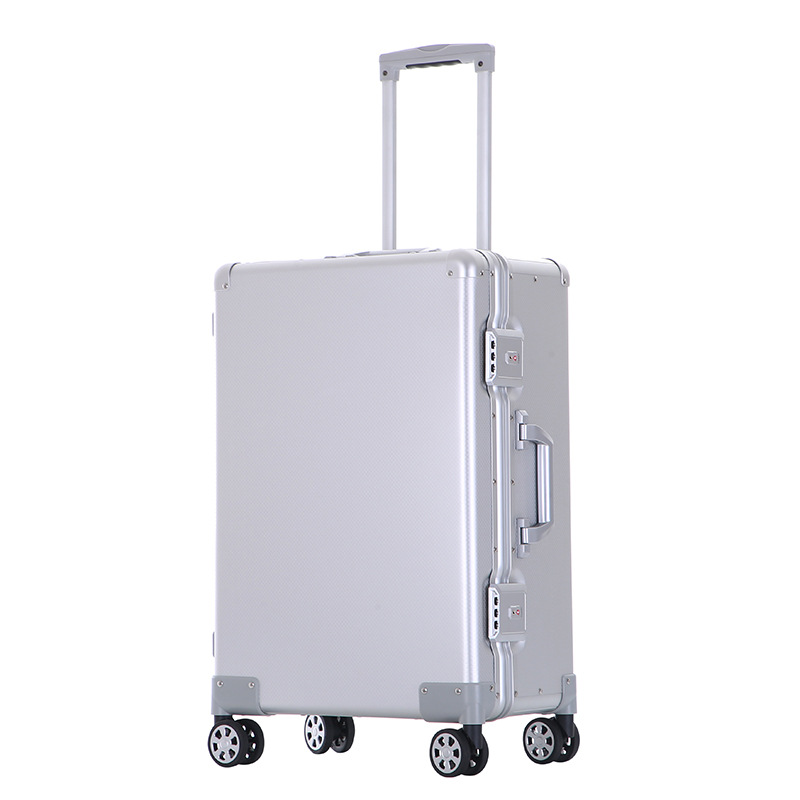 Unisex 29-Inch Large Capacity TSA Lock Aluminum Magnesium Carry-On Luggage Trolley Case Spinner Wheel Unisex Suitcase Travel