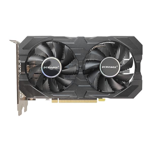 PCWINMAX 新 RX 580 8GB GDDR5 グラフィックスカード 2048 SP PCIe 3.0 デュアルファン 256Bit HD/DP/DVI ポート デスクトップコンピュータ用