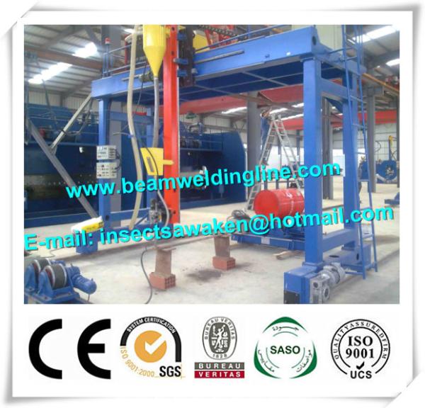 Gantry type street pole welding machine for wind tower production line