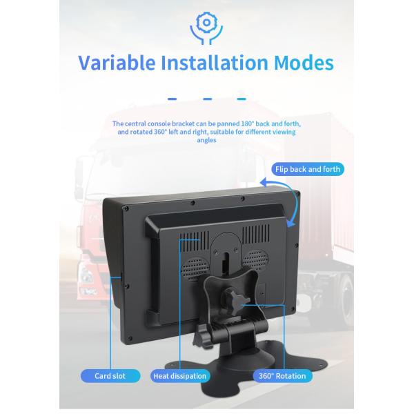 Полная камера автомобиля DVR HD движение тележки дороги 7 дюймов двойное спереди и сзади видео-