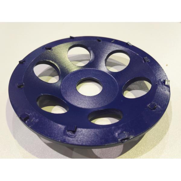 Professional 4 Segment Diamond Grinding Cup Heat And Wear Resistance