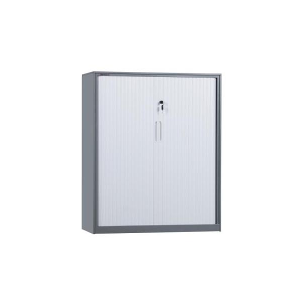 Panton Color 109cm High 90cm Wide Office Tambour Cabinet