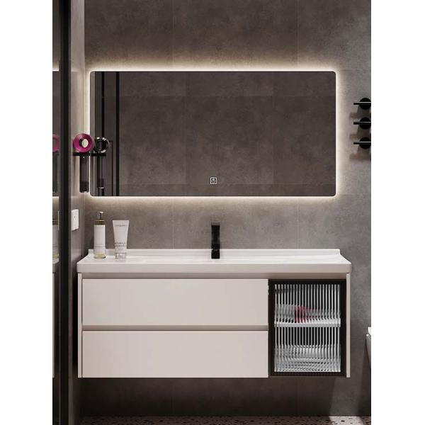 80*60cm Wall Mount Bathroom Vanity Plywood Mirror Cabinet Different Colors
