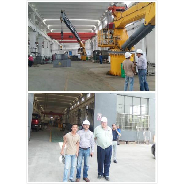 Client From Iran Attended The Factory Acceptance Test (FAT) For 2t30m Telescopic Crane