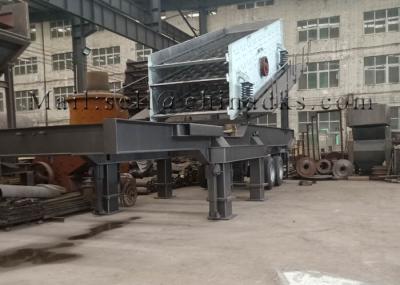 Móbil da tela do triturador de pedra de 110KW 1800×4800mm que esmaga a estação