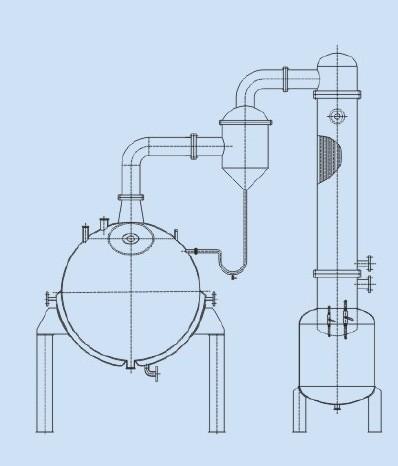 200kg/H Dairy Processing Plant Sphere Concentrating Tank For Pharmacy / Juice