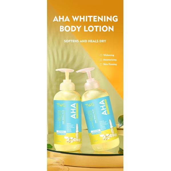 Skin Care Factory / Manufaturer Whitening Body Lotion Lightening Hydrating AHA Vitamin C Body Lotion Niacinamide Body Lotion