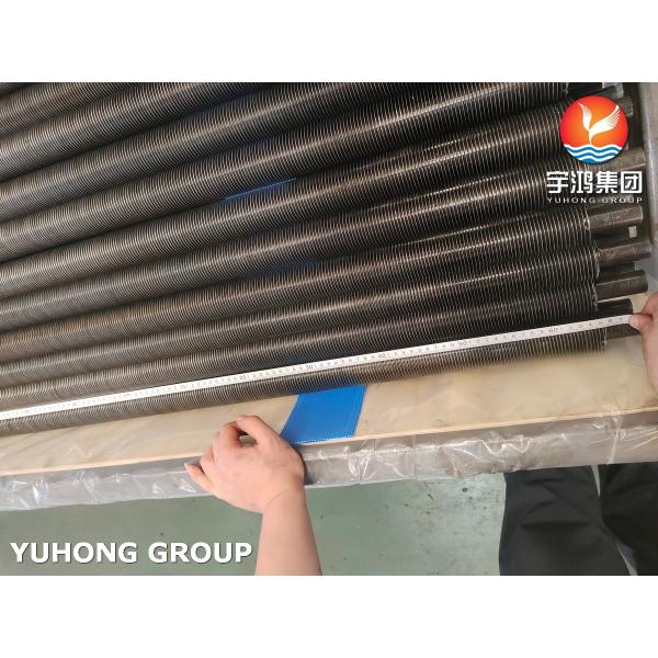 ASTM A179 Carbon Steel Seamless Tube Embedded Fin Tube With Aluminium Strip