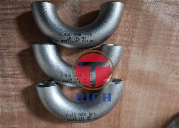 3 Way Weld Stainless Steel Tube Stainless Steel Elbow Annealed Surface Din 2605 Standard