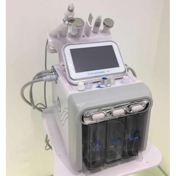 Переносная 6 In1 Дермабразионная машина Углеродный пилинг Машина Лицевая терапия