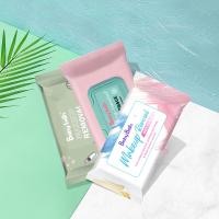 A fragrância compõe livre a limpeza do removedor limpa as limpezas molhadas descartáveis delicadas para todos os tipos da pele