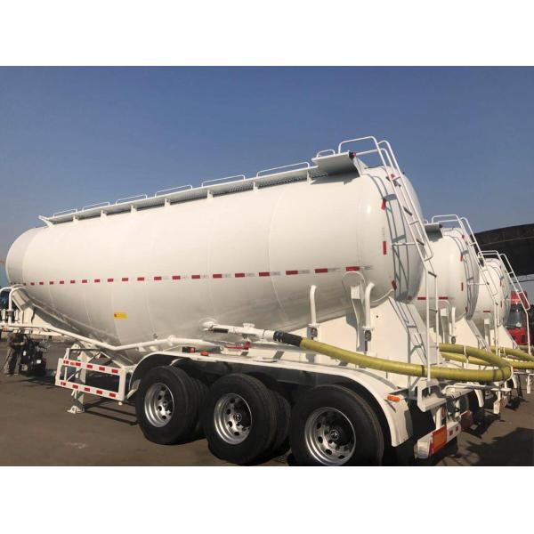 cement bulker 3 axle 12 wheel mechanical suspension bulk cement trailer for sale