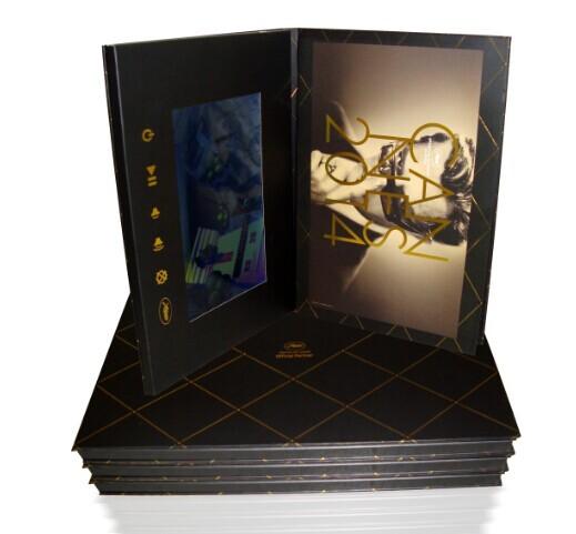 Moblie Message LCD Video Brochure With TTF LCD , Video Wedding Invitations