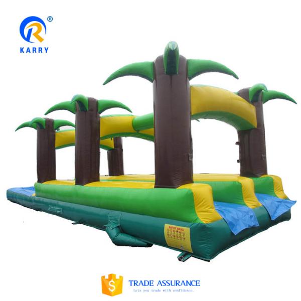 Glue Included Large Customized Inflatable Water Slide for Outdoor Water Park Equipment