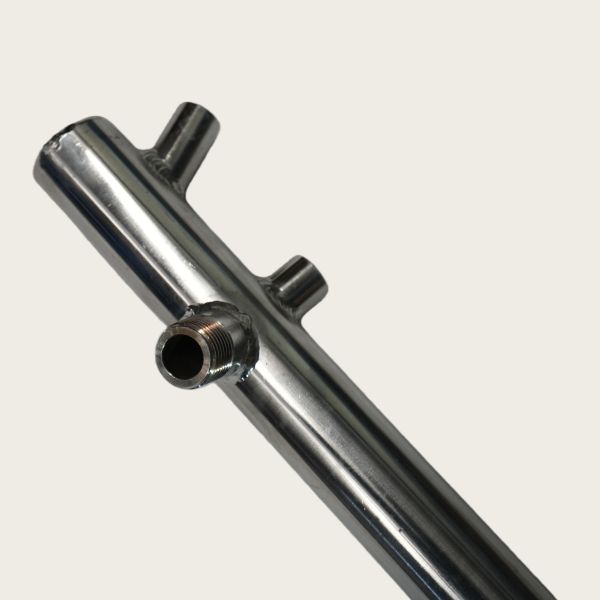 Durable Stainless Steel Spray Rod - High-Pressure Flushing for Curbs & Pavements