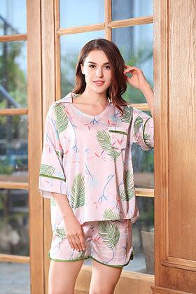 New Printed Satin Loungewear