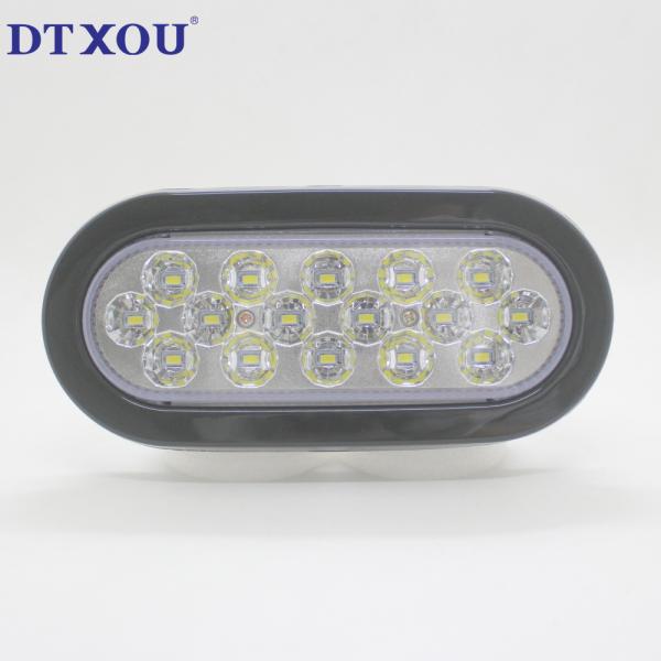 Truck Trailer 6 Inch Oval White Red Yellow Cargo Light for 12V Truck External Lights