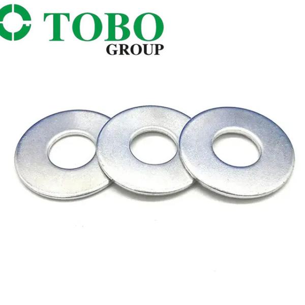 China Factory Zinc Plated Round Flat Washer M1.3 M2 M4 M5 M6 M8 For 304 316