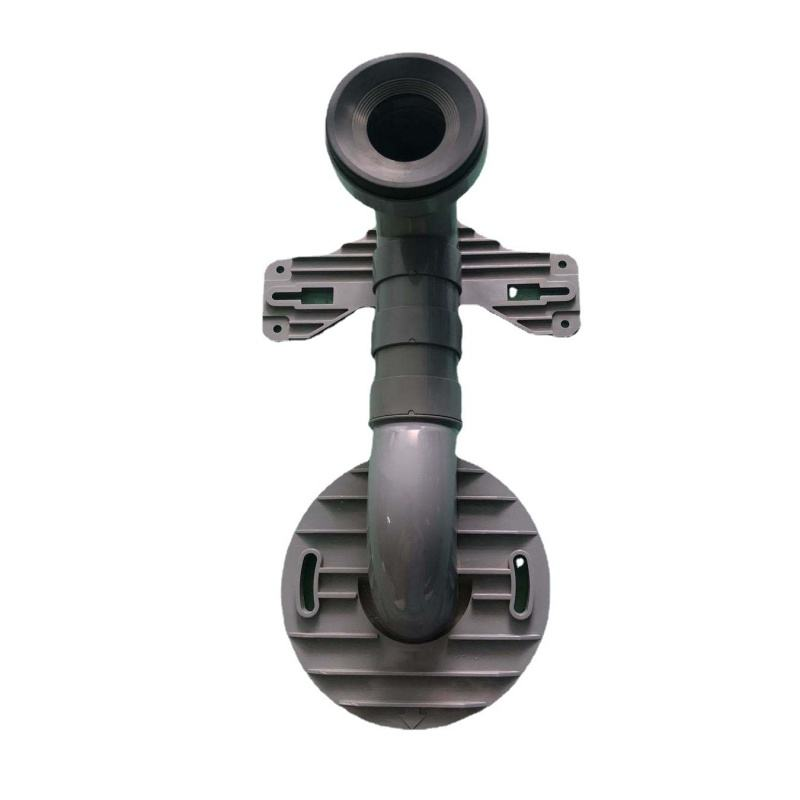 Modern Bathroom PVC Toilet Relocation Kit Garbage Drain Pipe Easy Installation Super Thickened Reinforced Leak-Proof