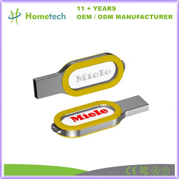 Innovative Slim Metal USB Flash Drive USB 3.0 64G With Logo Customized Waterproof