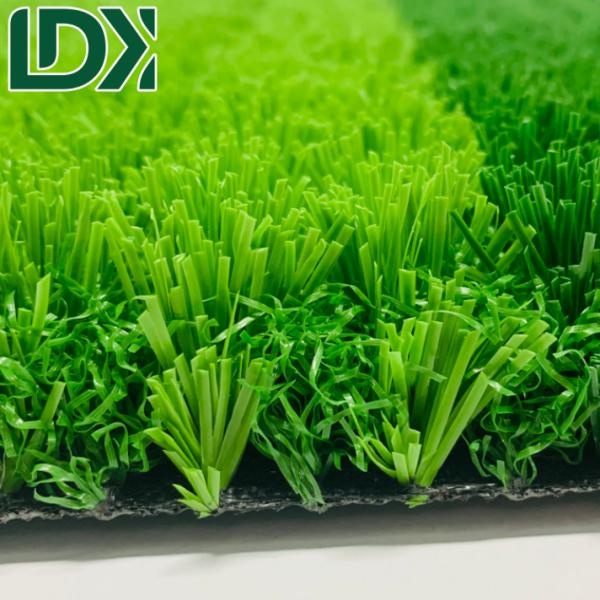 Double Green Artificial Grass Free Of Filling Turf For Football Match
