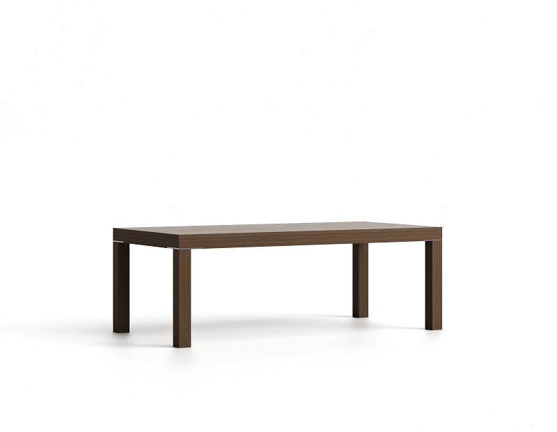 OEM & ODM Office Reception Coffee Table Straight Line Wooden Coffee Table