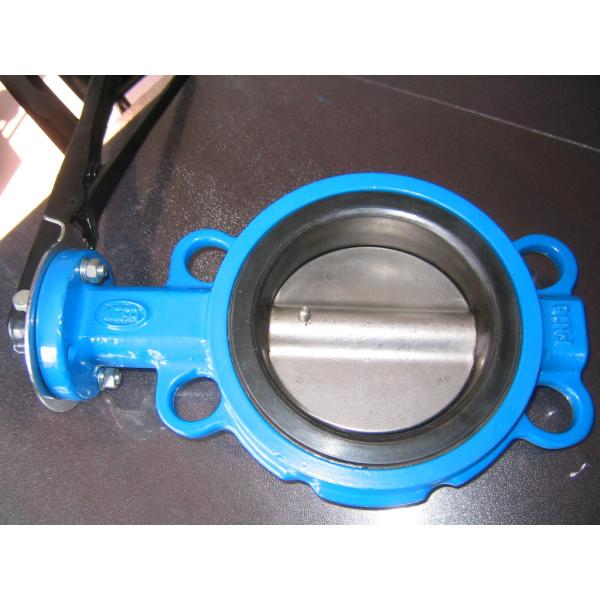 One Shaft With Pin Wafer Butterfly Valve For Fresh Water, Sea Water, Air, Steam