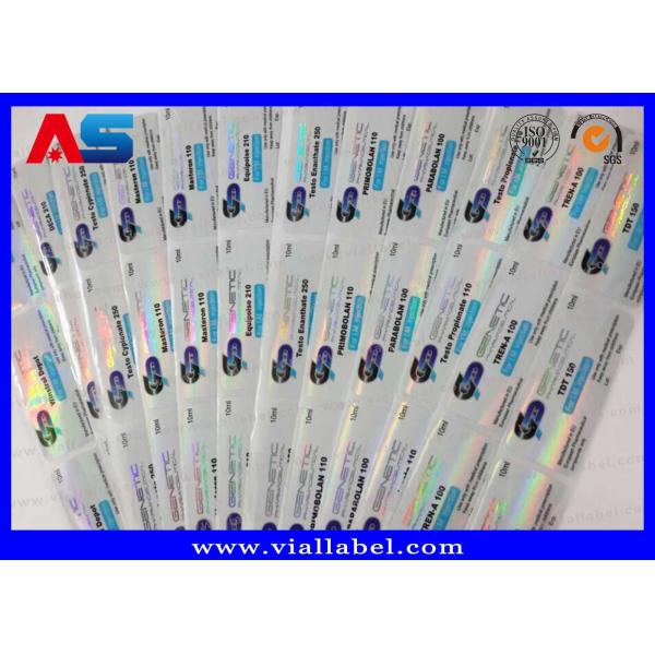 Adhesive Sticker Peptide Bottle Labels Custom Vial Labels Pharmaceutical Printing