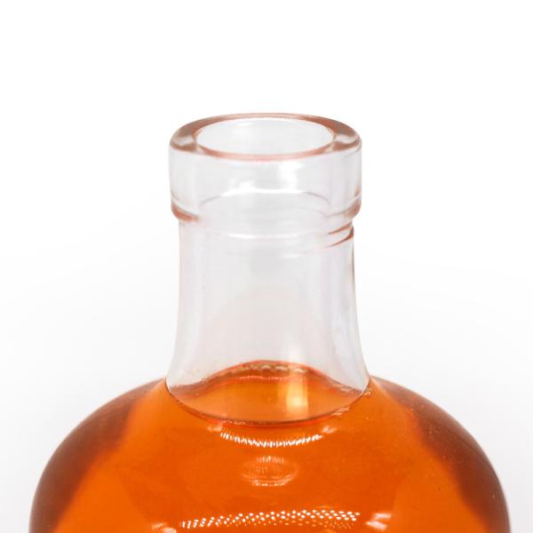 500ml 750ml Clear Reusable Miniature Liquor Bottle with Glass Body