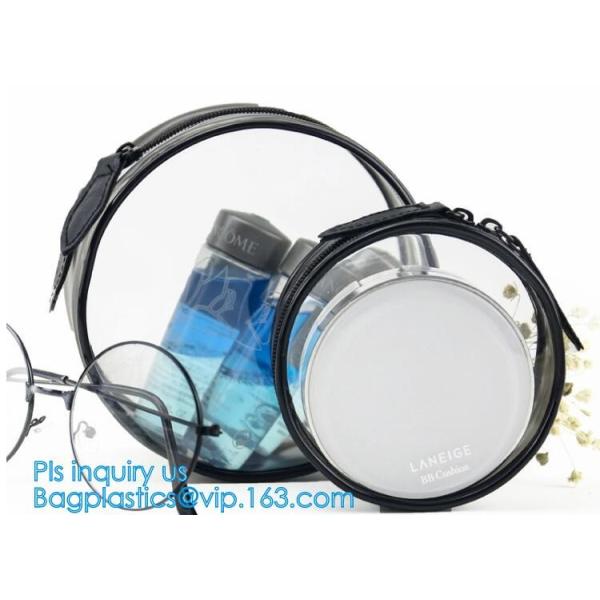 Good Design Fashion Zippered PVC Makeup Bag, holographic makeup bag pvc cosmetic bag, portable funny travel makeup pouch