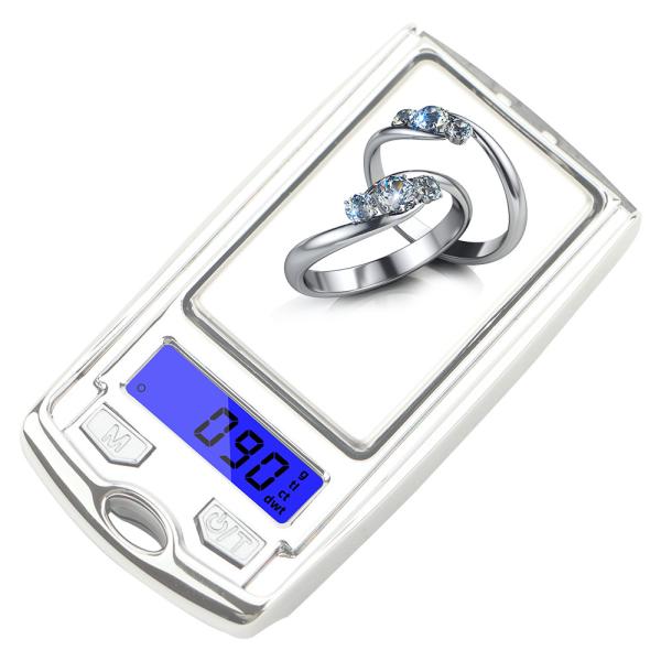 Pocket Scale Mini Portable Gram Scale 200g/ 0.01g Mini Digital Pocket Scale Car Key Shape Balance électronique avec batterie pour bijoux Herbes alimentaires