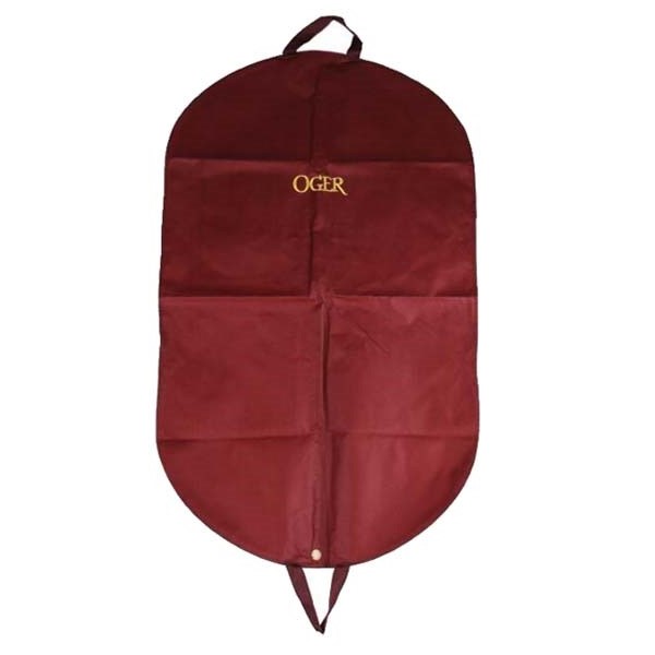 Foldable Non Woven Suit Bag , Portable Mens Hanging Garment Bag Custom Logo