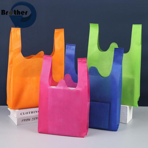 Hot Quality Custom Logo Printed Cheap Reusable Shopping Packaging Non-Woven PP Carry Bag Non Woven Bag Eco Friendly Tote