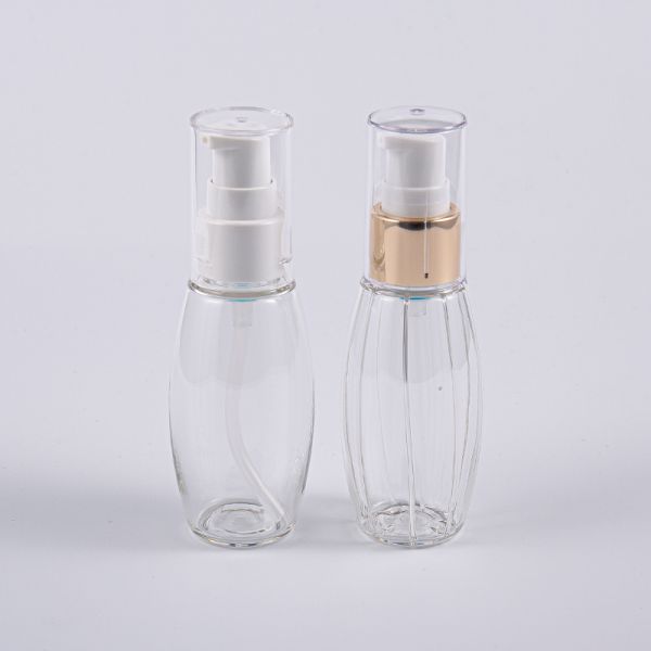 Travelling Use 50ml PETG Ball Shape Bottle With Pump